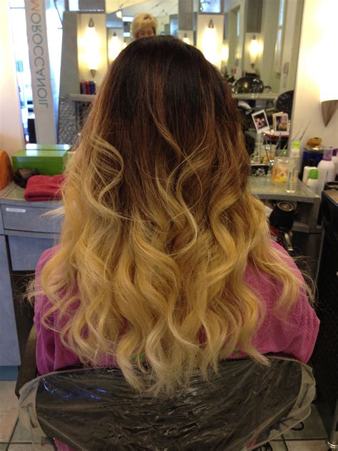 Blond tips ombre | Hair hacks, Hair beauty, Hair styles