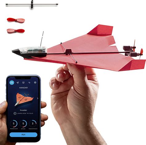 powerup 4 0 the next generation smartphone controlled paper airplane kit rc controlled easy to