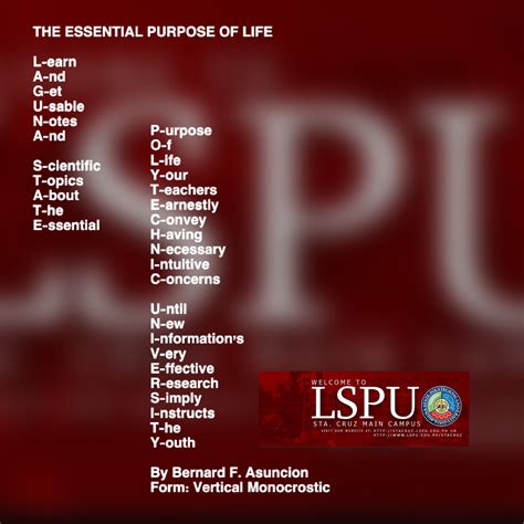 The Essential Purpose Of Life The Essential Purpose Of Life Poem By