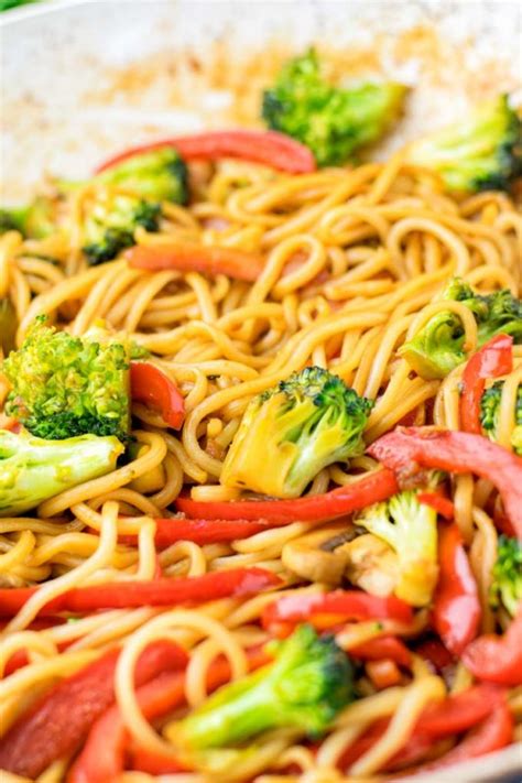 stir fry noodles [vegan one pot] contentedness cooking