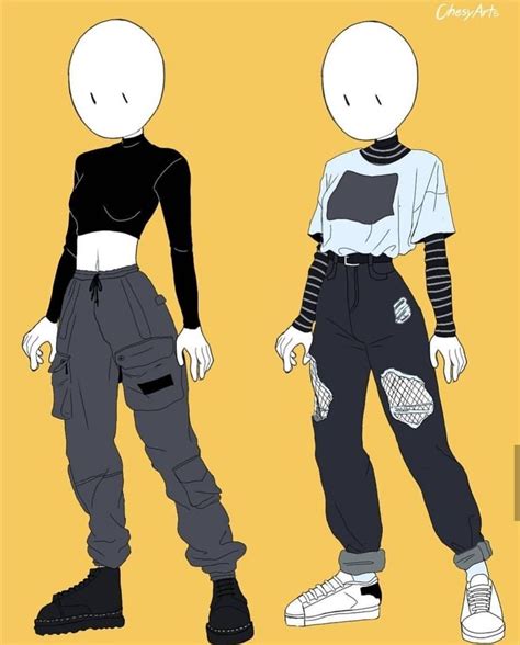 Cute Aesthetic Anime Clothes Image Result For Aesthetic Drawing
