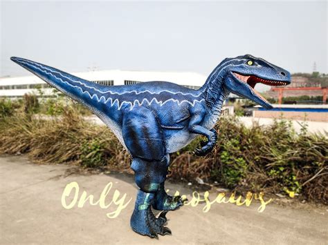 Jurassic Park Velociraptor Blue Costume Only Dinosaurs