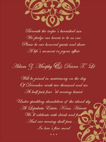 Acrylic single wedding invitation with metallic cover & inserts. Christian Samples, Christian printed text, Christian ...