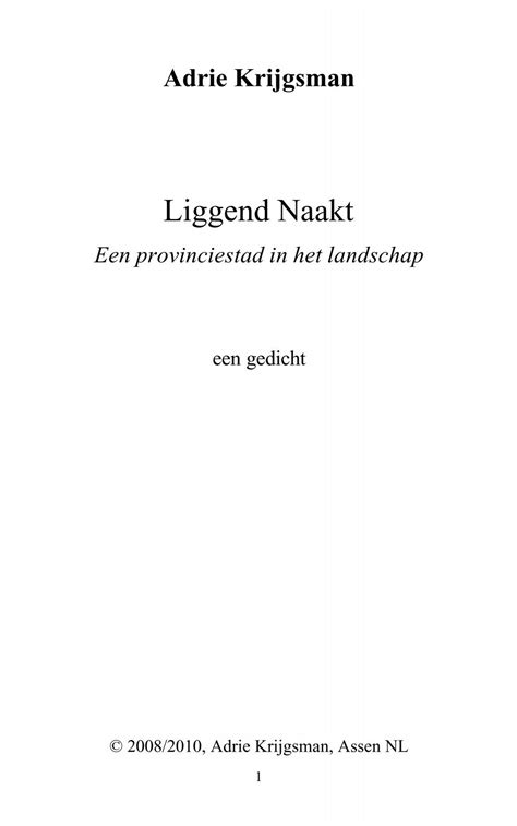 Liggend Naakt - Adrie Krijgsman