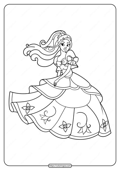 Free Printable Princess Coloring Pages Pdf