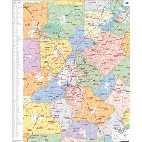Fulton County Ga Zip Code Map