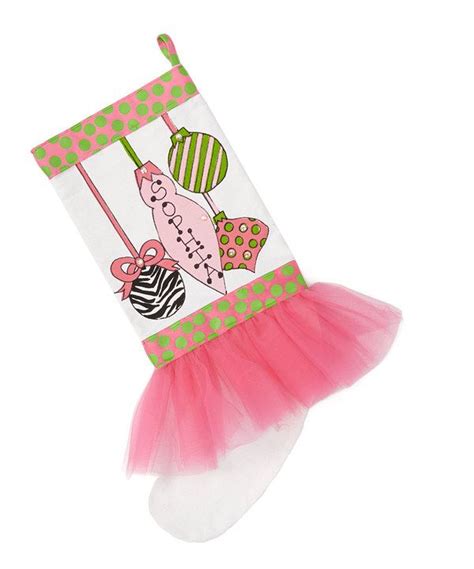 Take A Look At This Pink Tutu Personalized Stocking On Zulily Today Beach Christmas Christmas