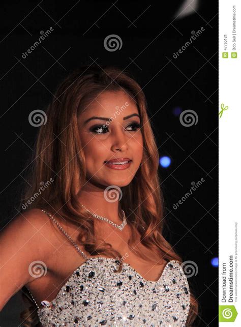 Beauty Queen Model On Stage Editorial Photo Image Of