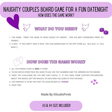 140 Printable Naughty Game For Couples Foreplay Game Sex Game Naughty Couples Game Adult Game