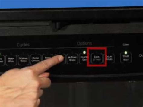 Maybe you would like to learn more about one of these? Dishwasher Controls - Lock and Unlock - YouTube