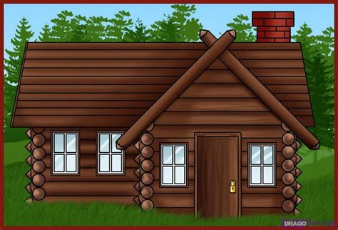 Indeed, it would be a shame to pay 10 software only to find that none. free cartoon house pictures | how to draw a log cabin ...