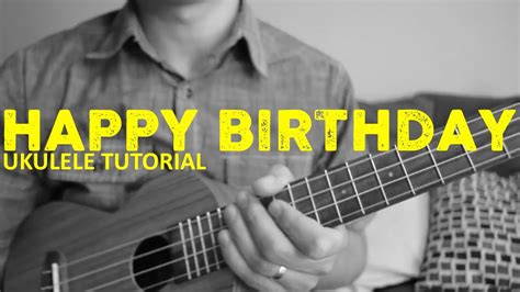Happy birthday song (easy ukulele tutorial)