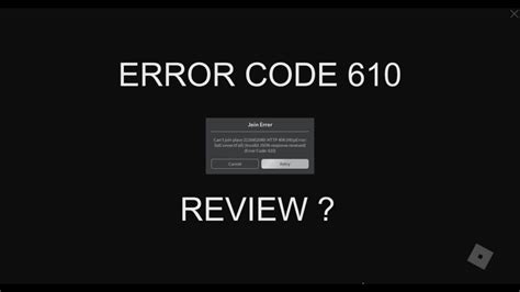 How To Fix Roblox Error Code 610 Quick Ways To Fix Bugs And Issues