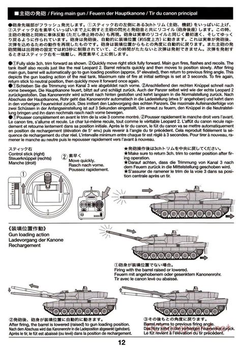 Tamiya Operation Manual Leopard A Scale