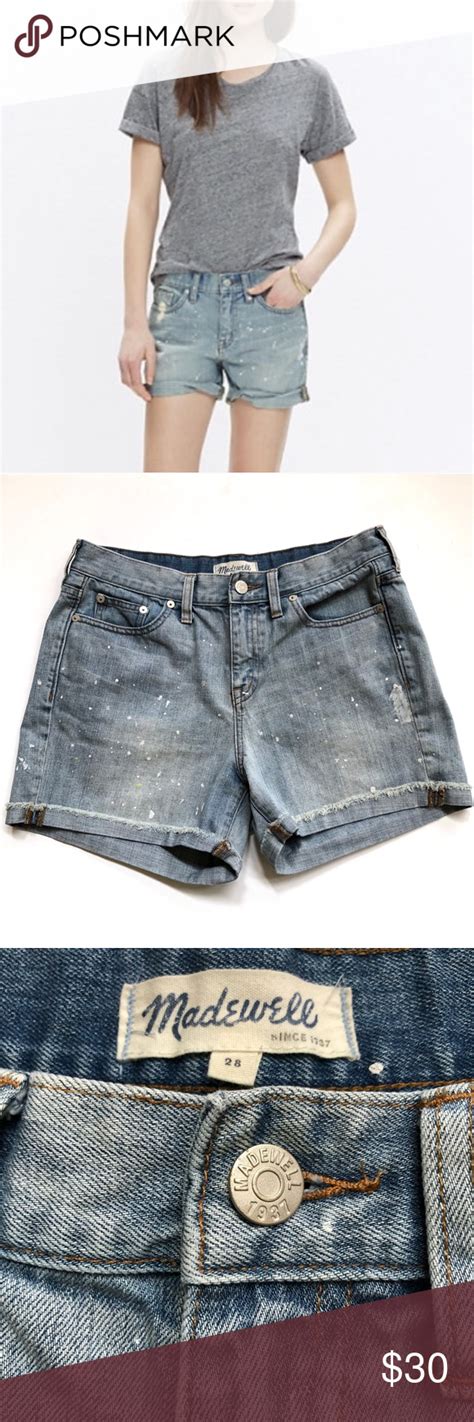 Dhgate offers a large selection of water chrome paint and poppy paint with. Madewell paint splatter denim boy shorts | Clothes design ...