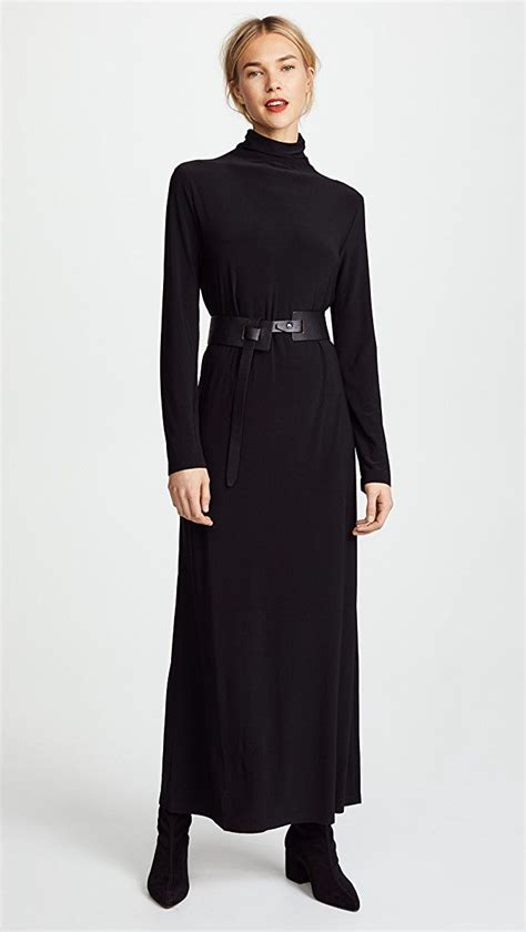 Norma Kamali Turtleneck Gown Shopbop Fall Fashion Dresses Maxi