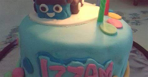 Ada banyak sekali variasi bolu panggang, salah satunya adalah bolu panggang coklat. Resep Kue ultah karakter "TAYO" dengan Plastic icing ...