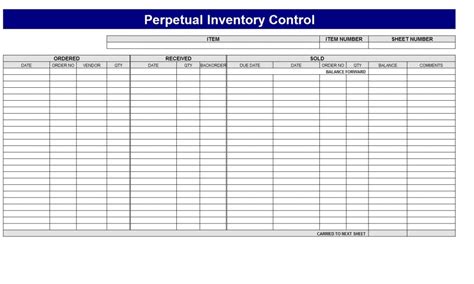 Inventory Control Template Inventory Control Template Excel