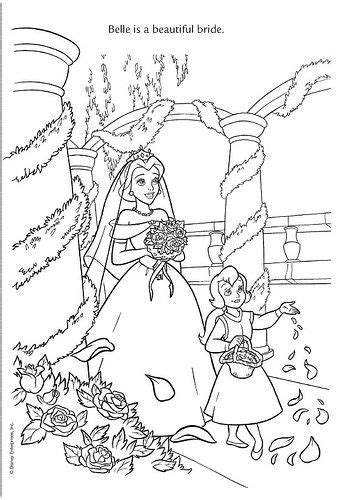Free Printable Disney Wedding Coloring Pages