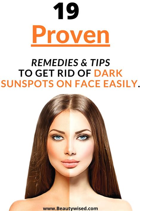 Looking To Get Rid Of Those Ugly Dark Sunspots On Your Face And Skin