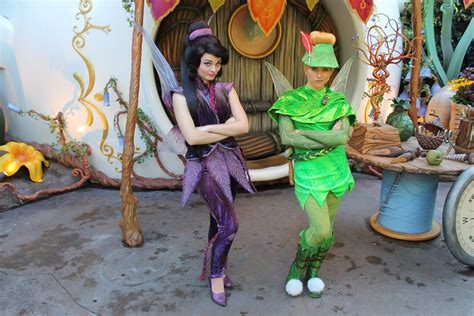 meeting vidia and tinker bell at pixie hollow gay days ana… flickr