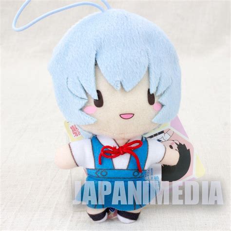 Evangelion Rei Ayanami Mini Plush Doll Sega Japan Anime Manga Plush