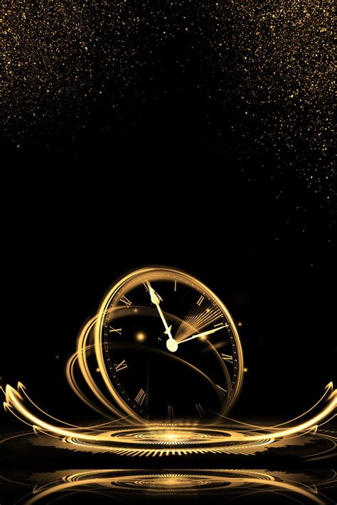 Find the large collection of 36000+ black background images on pngtree. Black Gold Black Gold Background, Clock, Streamline, Gold ...
