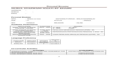 Maybe you would like to learn more about one of these? Contoh Resume mock interview