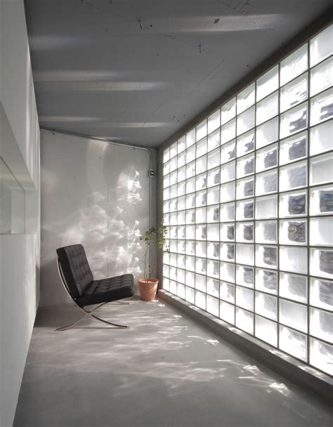 Ten Interiors That Use Glass Block Walls To Play With Light And Shadow