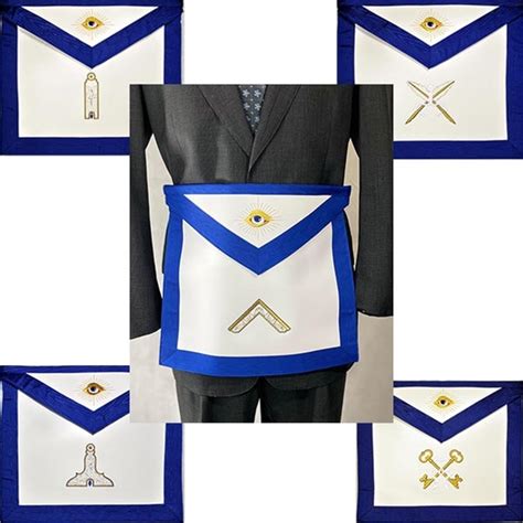 Masonic Gold Non Tarnish Officer Emblems Set Of 11