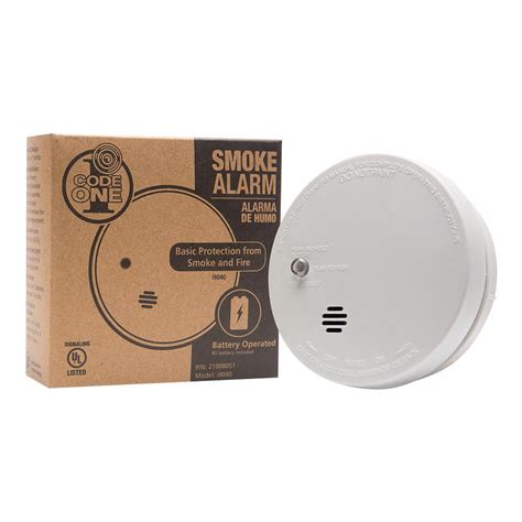 Kidde Code One Battery Operated Smoke Detector With Ionization Sensor