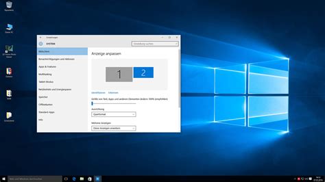 Windows 10 Wallpaper Ã¼ber 2 Bildschirme Supportive Guru