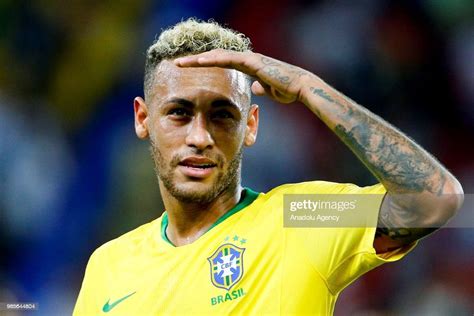 Neymar Of Brazil Celebrates After Winning The Match At The End Of The