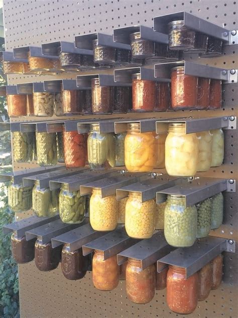Creating A More Efficient Kitchen With Mason Jar Storage Racks Home