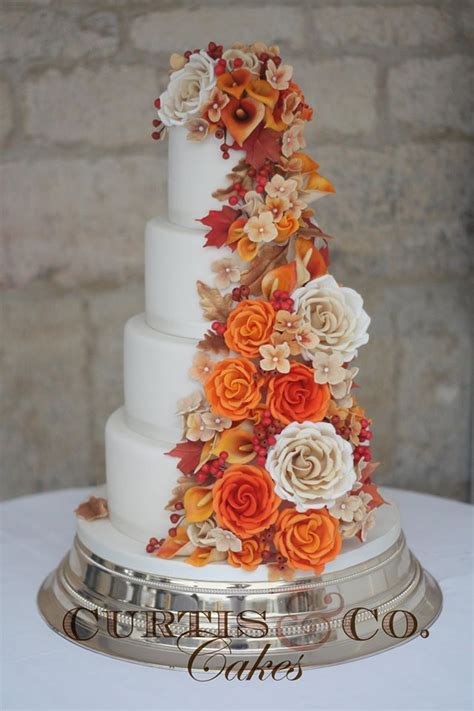 Beautiful Wedding Cakes From Curtis And Co Modwedding Fall Themed