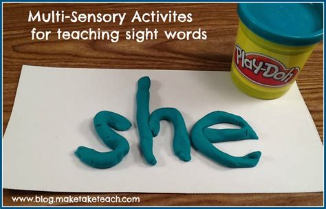 Teaching Sight Words Make Take And Teach