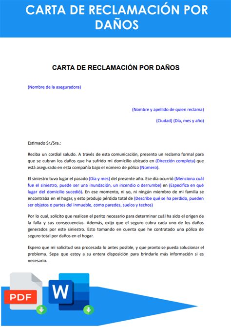 Introducir Imagen Modelo De Carta De Reclamo A Compa A De Seguros