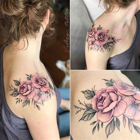Flower Shoulder Tattoo Designs Best Flower Site