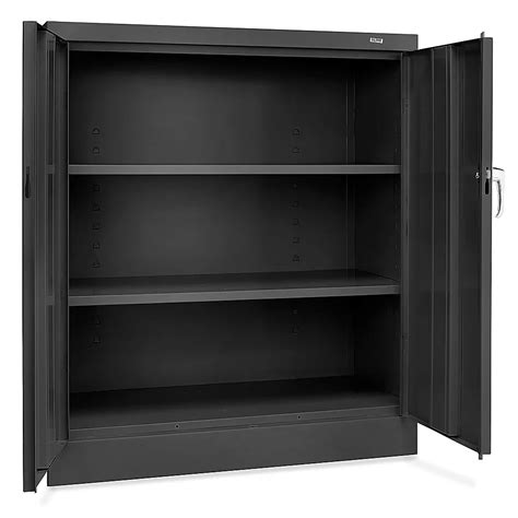 Counter High Storage Cabinet 36 X 18 X 42 Assembled Black H