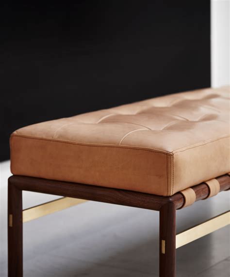 Contemporary Leather Bench Best Wallpaper Susana