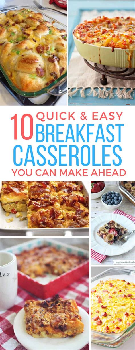20 Of The Best Ideas For Make Ahead Breakfast Casseroles For A Crowd