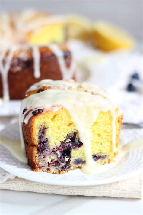 Starts off with yellow cake mix. Lemon Blueberry Bundt Cake with Lemon Glaze