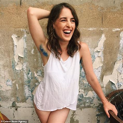 Woman Reveals She Grows And Dyes Her Armpit Hair To Promote Body Choice Daily Mail Online