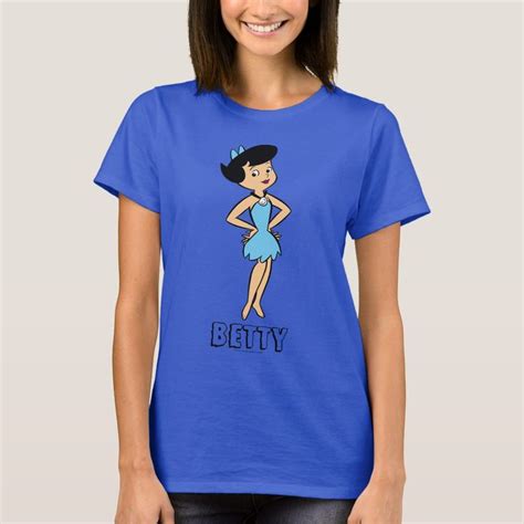 The Flintstones Betty Rubble T Shirt Zazzle Betty Rubble T