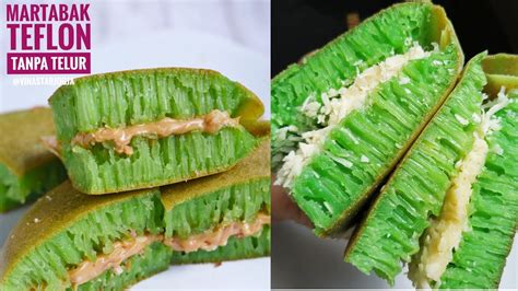 Dimasak satu persatu dengan kompor anglo ini yang bikin rasanya juara Martabak Teflon Tanpa Telur - YouTube