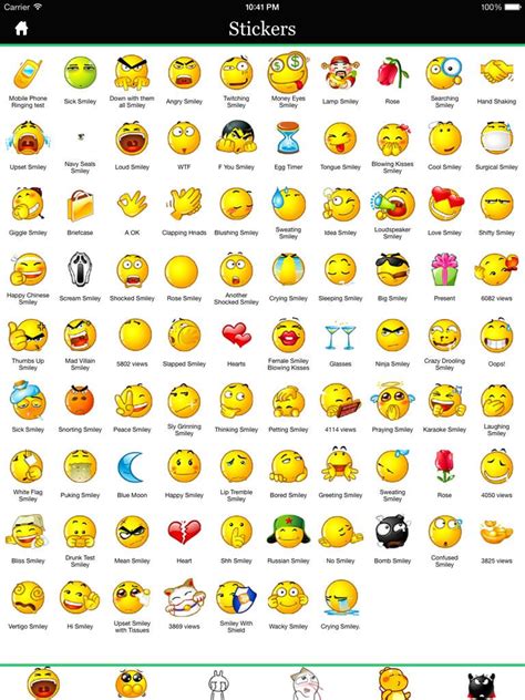 Emoji Meanings Chart Printable