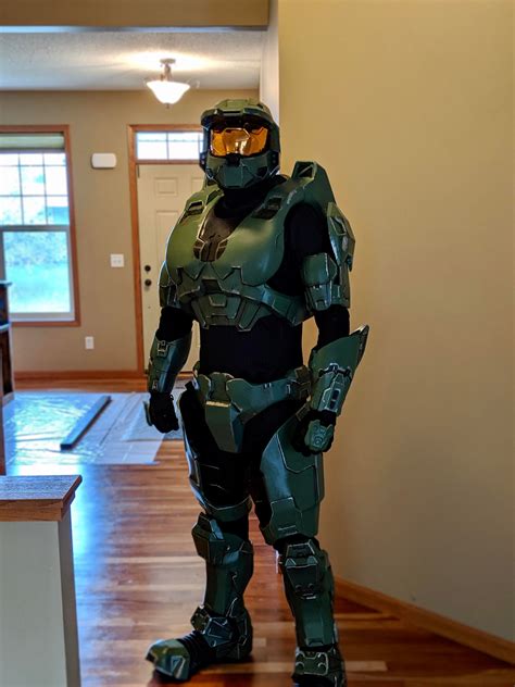 Just Finished My Halo Ween Costume Halo 3s Mk Vi Is Hands Down My