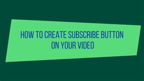 How To Add Subscribe Button On Your Youtube Channel