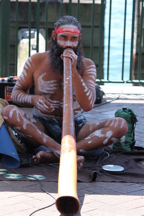 A Modern Aborigine Man In Sydney Australia Aboriginal Man