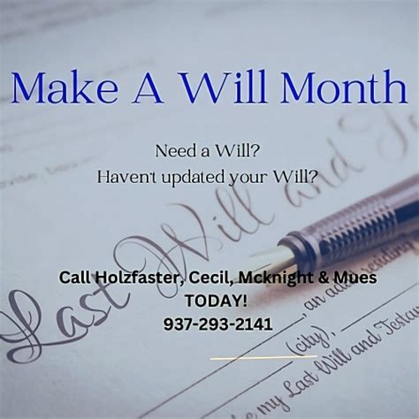 Estate Planning Documents August Is National Make A Will Month Ohio Family Law Blog